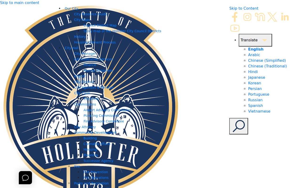 Hollister previous residents building permit forms