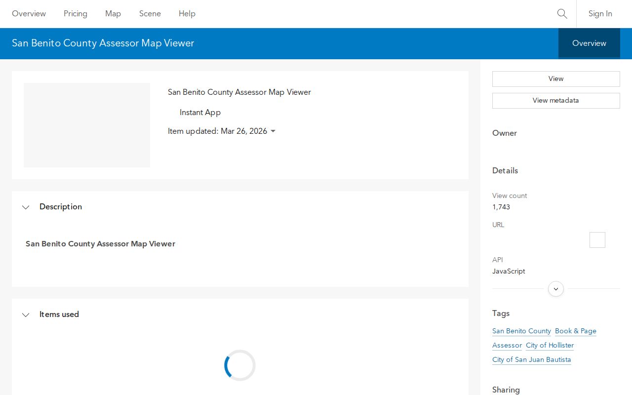 Hollister street directory assessor parcel map viewer